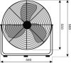 Bodenventilator Gr. XL
Korb D = 550 mm
Luftmenge 7860 m³/h - More 2