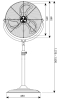 Standventilator
IP54 H1215-1500xD495 mm
Luftmenge 10700 m³/h - More 2