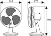 Tischventilator
Korb D = 345 mm
Luftmenge 2900 m³/h - More 2