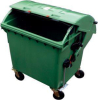 Müllcontainer Kunststoff
1,1 cbm Runddeckel grün - More 2