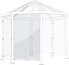 Seitenwand aus
ESG-Sicherheitsglas
zu Raucherpavillon Paris - More 2