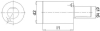 VDI Zylinder Rohling
A2 30x100mm FORTIS - More 2