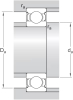 SKF Rillenkugellager
6007-2Z/C3 - More 3