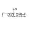 IWIS MegaLife I Rollenkette
M 1611 ML / 1