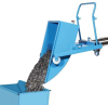 Spänekippbehälter 150 l
B800xT1175xH892 mm
Muldenhöhe 350mm RAL 5012 - More 3
