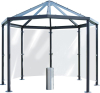Raucherpavillon Paris
B3300xT3300xH3100 mm
Achteck - More 3