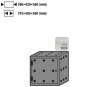 Lagerbox Stahlblech
360x440x410 mm links - More 3