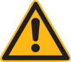 Warnschild Folie
SL 25 mm Warnung vor
einer Gefahrenstelle - More 3