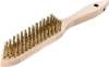 Handdrahtbürste Messing
gewellt 0,35mm 5-reihig
Lessmann - More 3