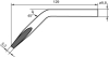 Ersatz-Lötspitze meißelförmig
abgewinkelt 5.3 mm  P9136.0151
f. Lötkolben S 150W - More 3