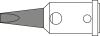 Ersatz-Lötspitze meißelförmig
gerade vern. 2.4 mm P9153.0105
(f. Gaslötset INDEPENDENT 75) - More 3