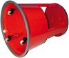Rollhocker Metall
rot - More 3