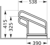 Fahrradparker Hoch/Tief
einseitig, verzinkt
L 1750 mm, 5 Plätze - More 3