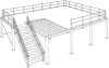 Lagerbühne Mezzastair
B4000 x T4000 x H3000mm
Traglast 350kg/m2 - More 3