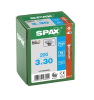 SPAX Senkkopfschraube A2
3.0 x 30/26-T mit 4CUT-Spitze
T = T-STAR plus, MULTI-Kopf - More 4
