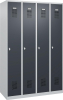 Garderobenschrank BASIC
B1200xT500xH1850 mm
RAL 7035/7016, 4 Abteile - More 4