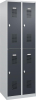 Garderobenschrank BASIC
B600xT500xH1850 mm
RAL 7035/7016, 2x2Abteile - More 4