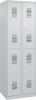 Garderobenschrank BASIC
B600xT500xH1850 mm
RAL 7035/7035, 2x2Abteile - More 4