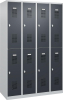 Garderobenschrank BASIC
B1200xT500xH1850 mm
RAL 7035/7016, 4x2Abteile - More 4