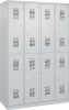Garderobenschrank BASIC
B1200xT500xH1850 mm
RAL 7035/7035, 4x2Abteile - More 4