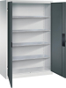 Schwerlastschrank m.Türen
B1200xT500xH1950 mm
RAL 7035/7016,4Fachböden - More 4