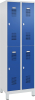 FORMAT Garderobenschrank
B600xT500xH1950 mm
RAL7035/5010, 2x2 Abteile - More 4