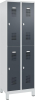 FORMAT Garderobenschrank
B600xT500xH1950 mm
RAL7035/7016, 2x2 Abteile - More 4