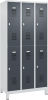 FORMAT Garderobenschrank
B900xT500xH1950 mm
RAL7035/7016, 3x2 Abteile - More 4