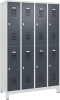 FORMAT Garderobenschrank
B1200xT500xH1950 mm
RAL7035/7016, 4x2 Abteile - More 4