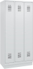 FORMAT Garderobenschrank
B900xT500xH1950 mm
RAL 7035/7035, 3 Abteile - More 4