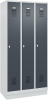 FORMAT Garderobenschrank
B900xT500xH1950 mm
RAL 7035/7016, 3 Abteile - More 4