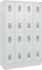 FORMAT Garderobenschrank
B1200xT500xH1950 mm
RAL7035/7035, 4x2 Abteile - More 4