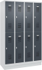 FORMAT Garderobenschrank
B1200xT500xH1950 mm
RAL7035/7016, 4x2 Abteile - More 4