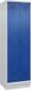 S/W-Gard.-Schrank EVOLO
mit 100 mm hohem Sockel
RAL 7035/5010, 2 Abteile - More 4