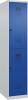 Doppelst. Schrank EVOLO
bodenstehend
RAL7035/5010, 1x2Abteile - More 4