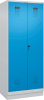 S/W-Gard.-Schrank EVOLO
mit 100 mm hohem Sockel
RAL 7035/5012, 2 Abteile - More 4