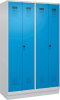 S/W-Gard.-Schrank EVOLO
mit 100 mm hohem Sockel
RAL 7035/5012, 4 Abteile - More 4