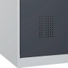 S/W-Gard.-Schrank EVOLO
bodenstehend
RAL 7035/7016, 2 Abteile - More 4