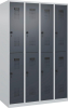 Doppelst. Schrank EVOLO
bodenstehend
RAL7035/7016, 4x2Abteile - More 4