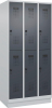 Doppelst. Schrank EVOLO
mit 100 mm hohem Sockel
RAL7035/7016, 3x2Abteile - More 4