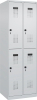Doppelst. Schrank EVOLO
bodenstehend
RAL7035/7035, 2x2Abteile - More 4