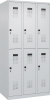 Doppelst. Schrank EVOLO
bodenstehend
RAL7035/7035, 3x2Abteile - More 4