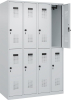 Doppelst. Schrank EVOLO
bodenstehend
RAL7035/7035, 4x2Abteile - More 4