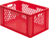 Transport-Stapelkasten
B600xT400xH320 mm
rot, Wände durchbrochen - More 4