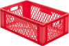 Transport-Stapelkasten
B600xT400xH210 mm
rot, kpl. durchbrochen - More 4