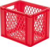 Transport-Stapelkasten
B400xT300xH320 mm
rot, kpl. durchbrochen - More 4