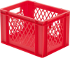Transport-Stapelkasten
B400xT300xH270 mm
rot, Wände durchbrochen - More 4