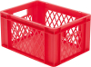 Transport-Stapelkasten
B400xT300xH210 mm
rot, Wände durchbrochen - More 4