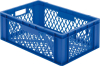 Transport-Stapelkasten
B600xT400xH210 mm
blau, kpl. durchbrochen - More 4
