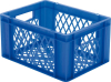 Transport-Stapelkasten
B400xT300xH210 mm
blau, kpl. durchbrochen - More 4